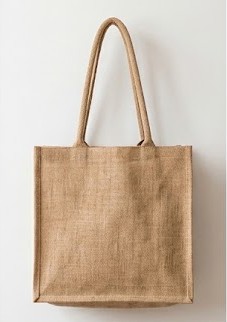 Cabas en jute à anses longues